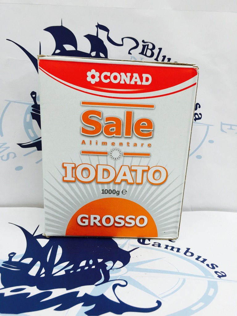 SALE GROSSO IODATO CONAD 1kg - SALSE E CONDIMENTI - Blue Cambusa